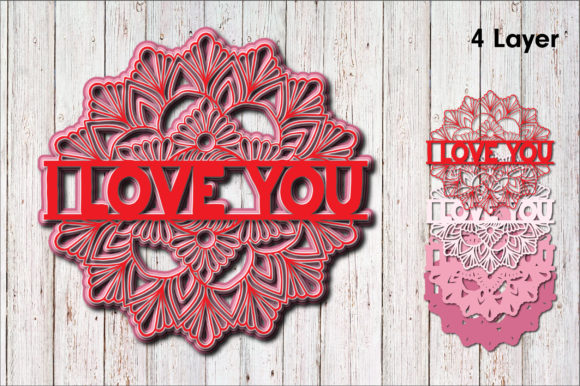 3D I Love You: A Versatile 3D SVG for Crafting Shapes
