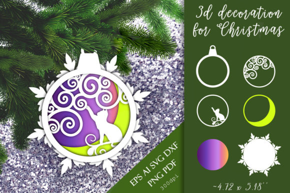 3D SVG Christmas Kitten: A Brand Designer's Review