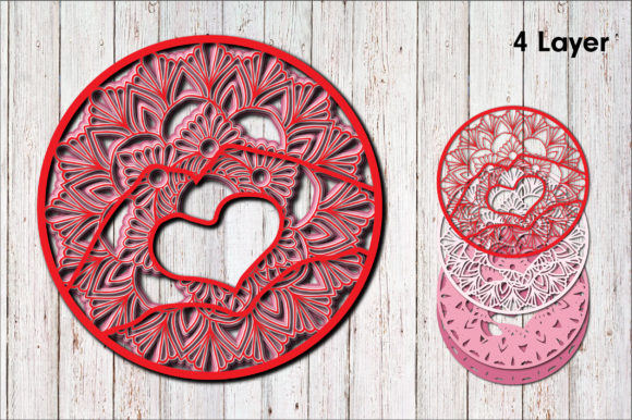 3D Valentine Hand Love: 3D SVG Shapes for Design