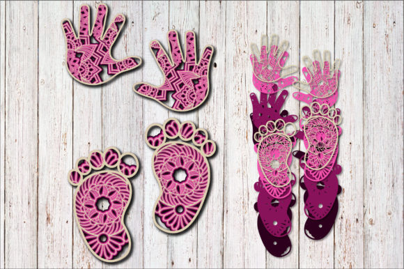 Baby Shower Baby Feet 3D Mandala: A Crafter's Review