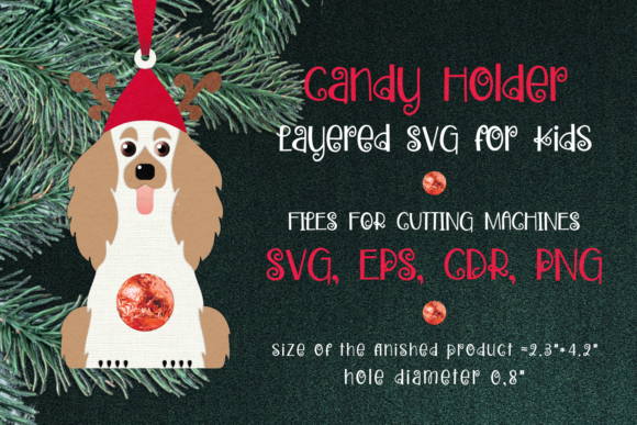Cocker Spaniel Christmas Ornament 3D SVG Review