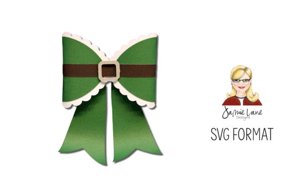 Elf Suit Bow 3D SVG for Christmas Crafts