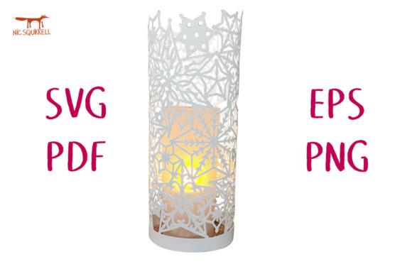 Filigree Star Papercut Lantern 3D SVG for Christmas