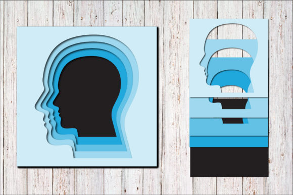 Human Head Illusions: 3D SVG Shapes for Bold Branding