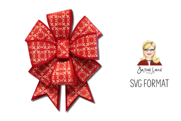 Layered Quad Bow: A Designer's Take on 3D SVG Styling