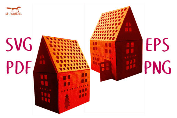 Little Winter House Box 3D SVG: A Designer's Review