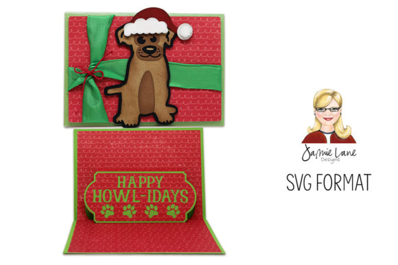 Pop-Up Happy Howl-idays Card: A 3D SVG Christmas Review