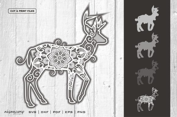 Review: 3D Deer Mandala Vector 1 for Embroidery