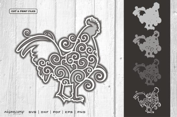 Review: 3D SVG Chicken for Shadow Boxes