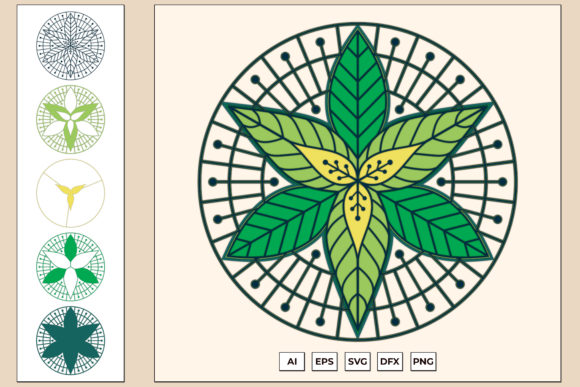 Review: 3d Wall Art, Mandala Layered Leaves Svg for Embroidery