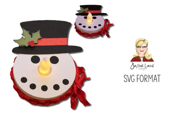 Snowman Tealight: A 3D SVG Christmas Asset Review