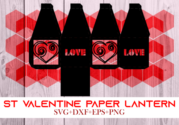 St Valentine Paper Lantern Series 0048: A 3D SVG Shapes Review