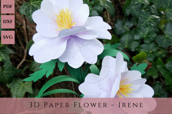 The Irene Flower: A 3D SVG Gem for Paper Flowers